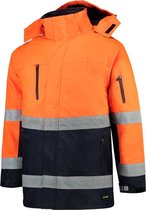 Tricorp Parka Werkjas - 403004 - Fluor Oranje / Navy - 7XL