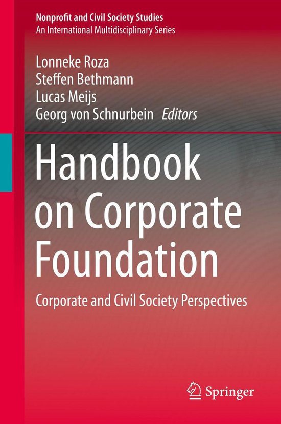 Social Sciences (R0) - Handbook on Corporate Foundations - cover