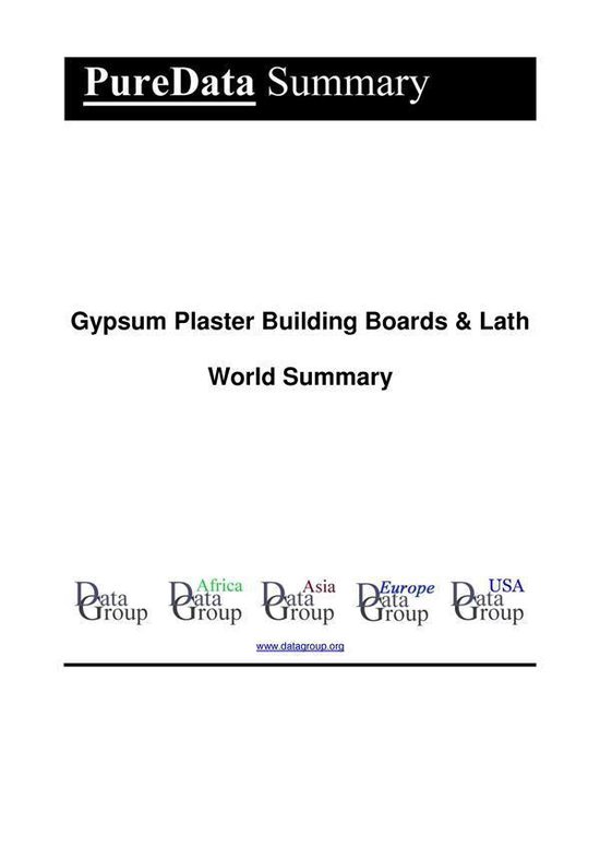 PureData World Summary 5005 - Gypsum Plaster Building Boards ... - cover
