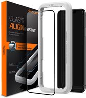 Spigen AlignMaster Full Cover Glass met Montage Frame voor iPhone 11 - Zwart