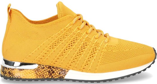La Strada Sneaker Dames Geel | bol.com