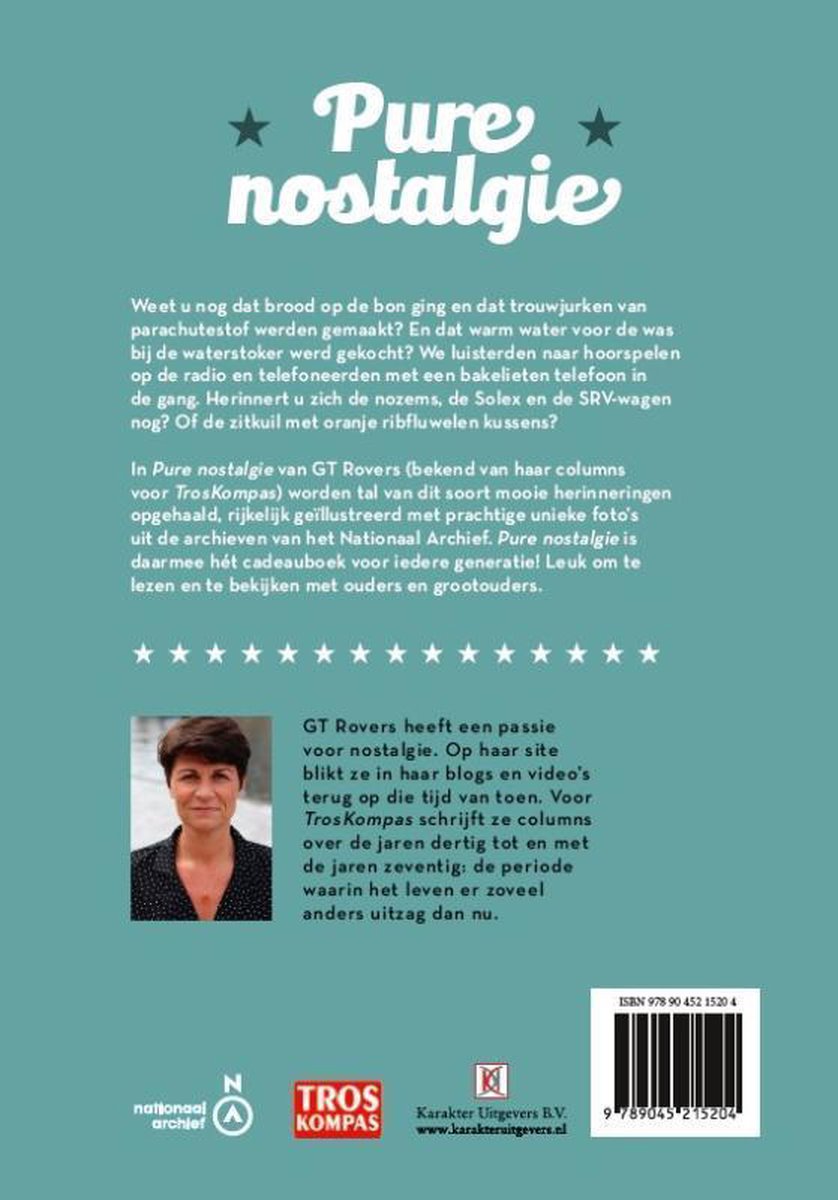 | Pure nostalgie | 9789045215204 | G t Rovers | Boeken Nostalgie Bekijk de herkenbare herinneringen aan vroeger