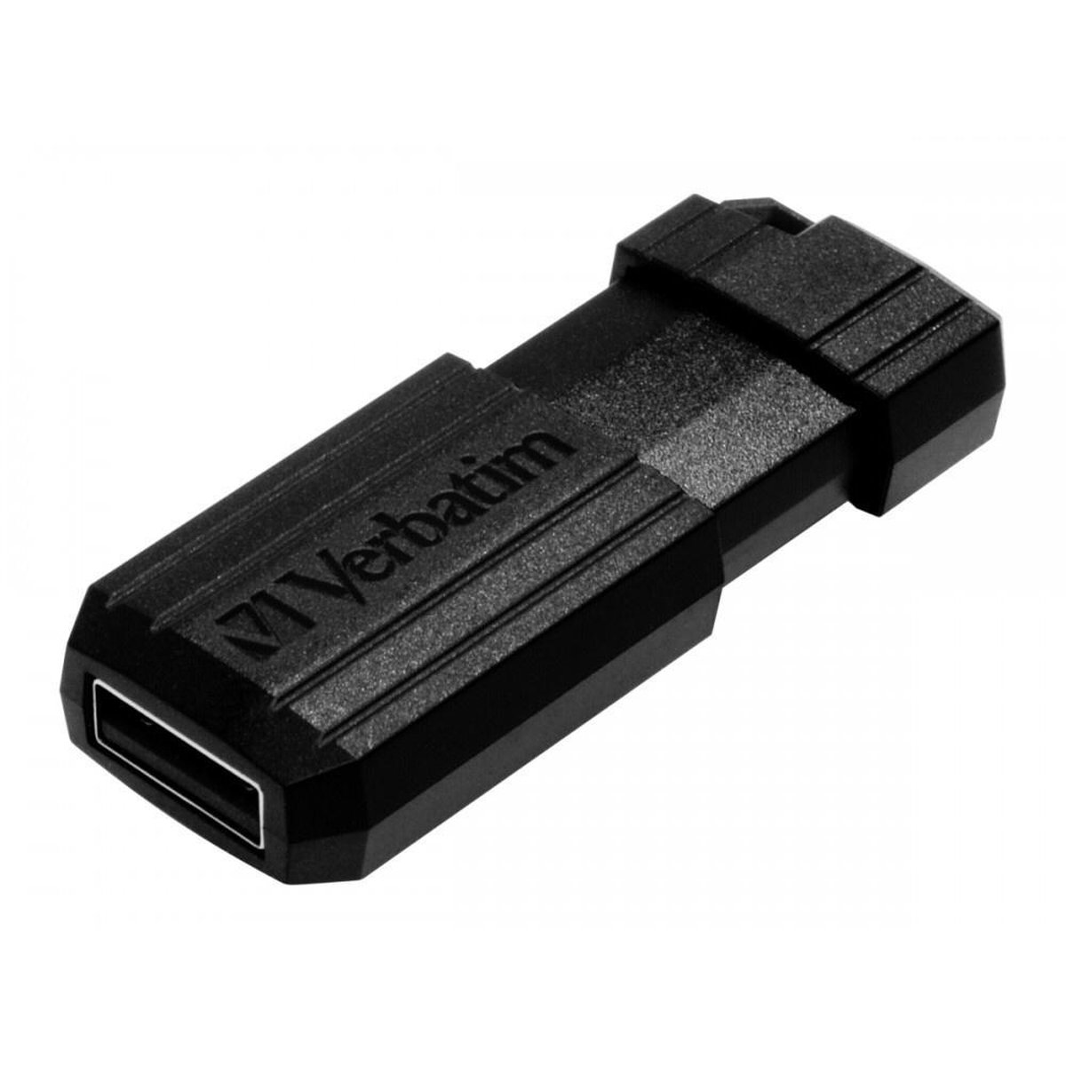 Verbatim USB DRIVE 2.0 PINSTRIPE 128GB Usb-stick - USB 2.0 A - 128 GB - zwart