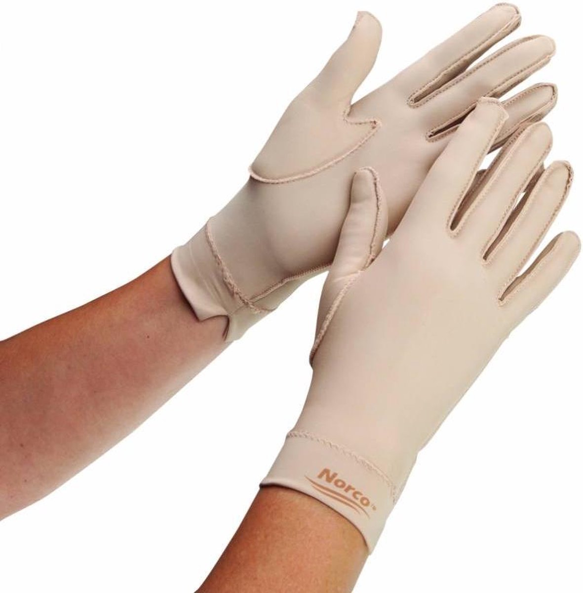 Oedeemhandschoen hele vinger over de pols - Rechts S