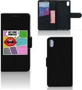 Xiaomi Redmi 7A Wallet Case met Pasjes Popart Princess