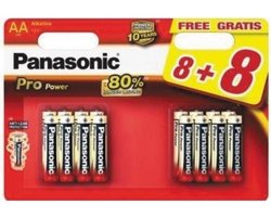 Pro Power Batterijen AA - 8+8 Gratis