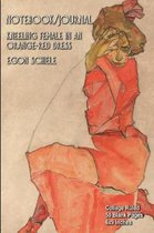 Notebook/Journal - Kneeling Female in an Orange-Red Dress - Egon Schiele