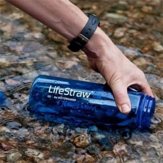 Bouteille Lifestraw Go 2 Stages Bleu LIFESTRAW