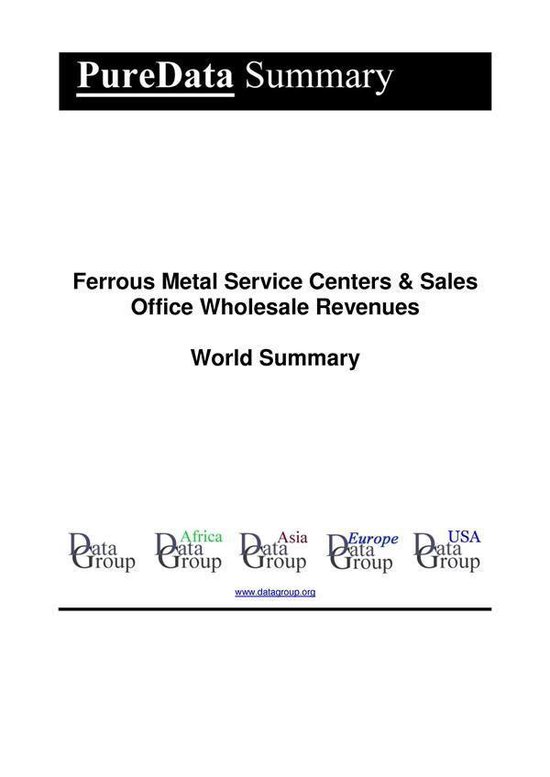 PureData World Summary 1581 - Ferrous Metal Service Centers  ... - cover