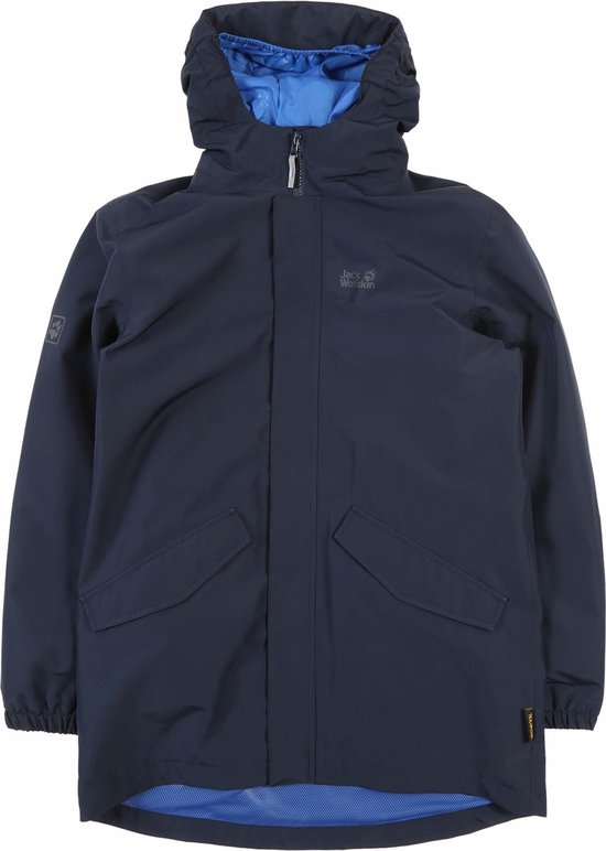 beddengoed slim kanaal Jack Wolfskin Ice Cave 3-In-1 Jas Jongens, night blue Kindermaat 116 |  bol.com