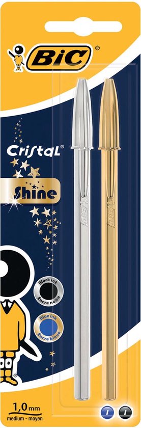 Cristal Shine 4 Couleurs Shine Stylos-Bille Noël Stylos-Bille