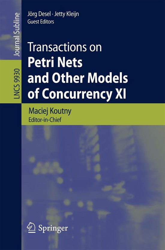 Computer Science (R0) - Transactions on Petri Nets and Other ... - cover