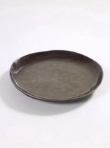Pascale Naessens Assiette plate Pure - Ronde Medium - gris - D28xH2.8 - 1 pièce