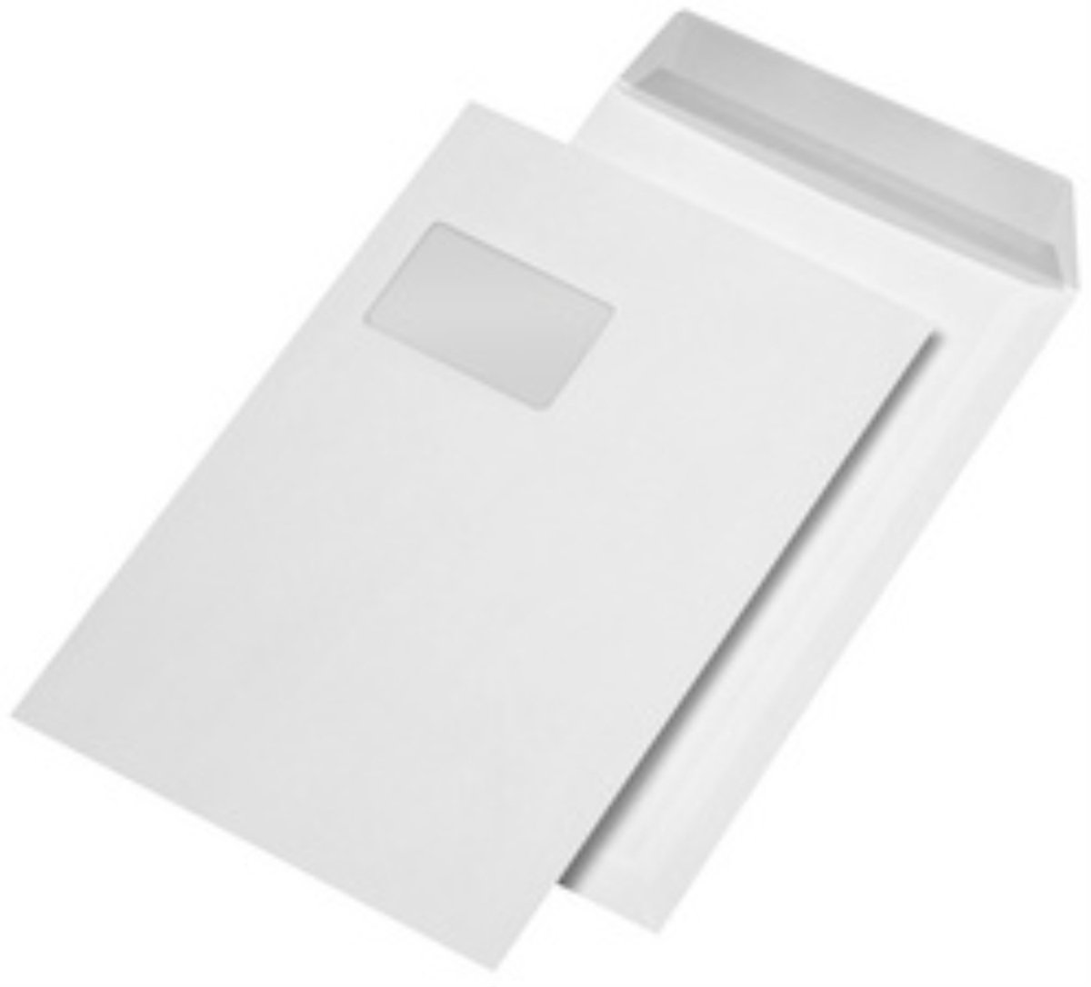 MAILmedia envelop Offset wit, C5, 16,2 x 22,9 cm, met venster, zelfklevend, 500 st.
