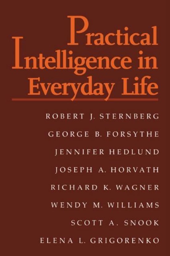 Practical Intelligence in Everyday Life - cover