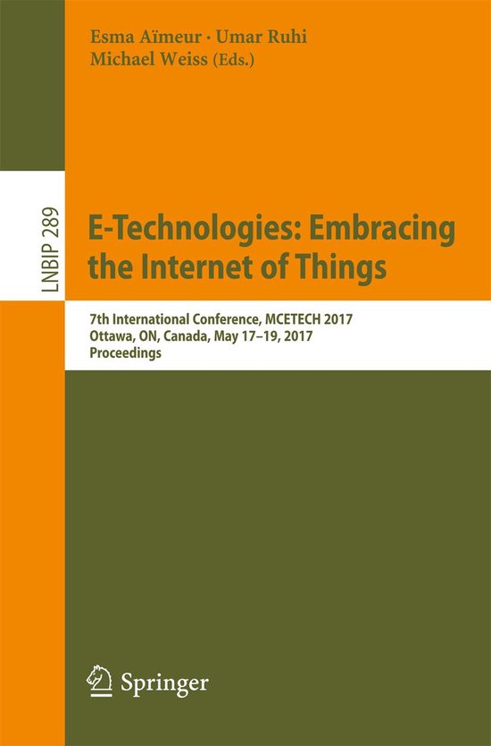 Springer Nature Proceedings Computer Science - E-Technologie ... - cover