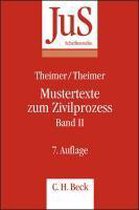 Mustertexte Zum Zivilprozess Band Ii: Besondere Verfahren Erster Und Zweiter Instanz, Relationstechn