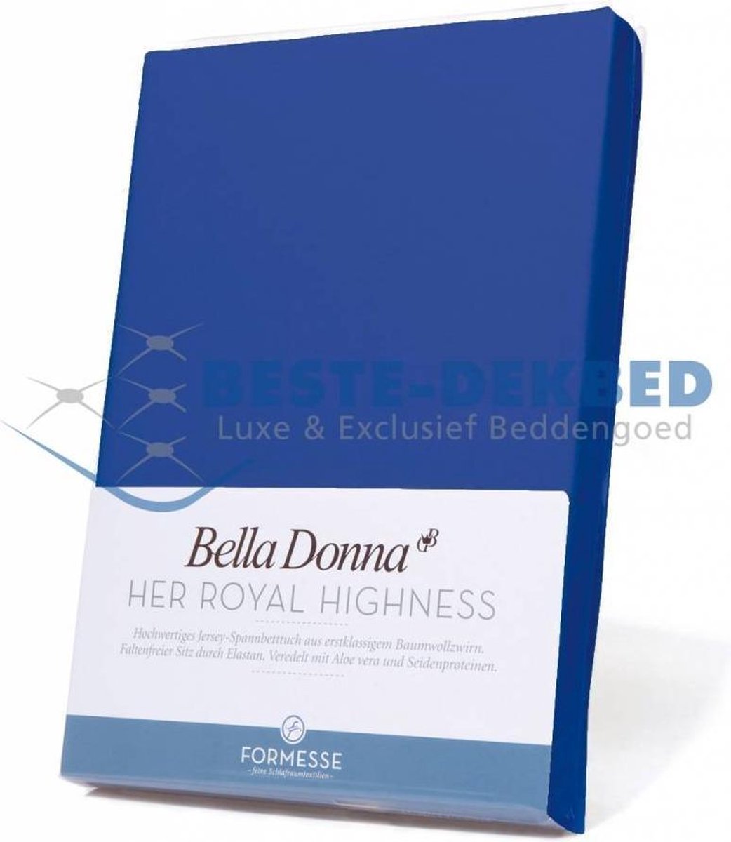 Bella Donna Hoeslaken Jersey - 200x220/240 - royalblauww