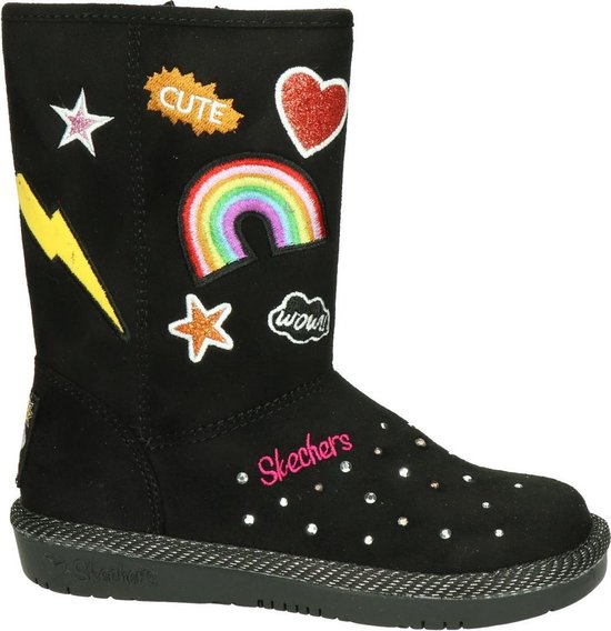 Skechers Twinkle Toes meisjes laars - Zwart - Maat 26 | Bestel nu!