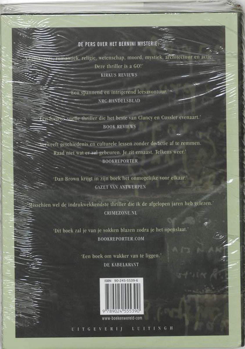 Bernini Mysterie Luxe Ed - back cover