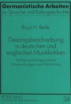 Gesangsbeschreibung in Deutschen Und Englischen Musikkritiken