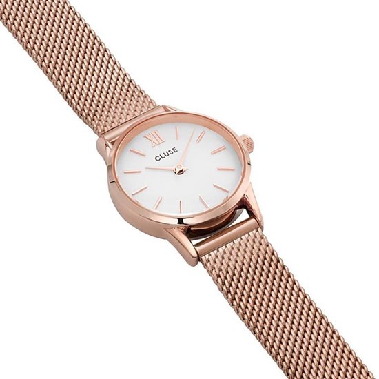 CLUSE CL50006 La Vedett - Horloge -e Mesh Rose Gold White
