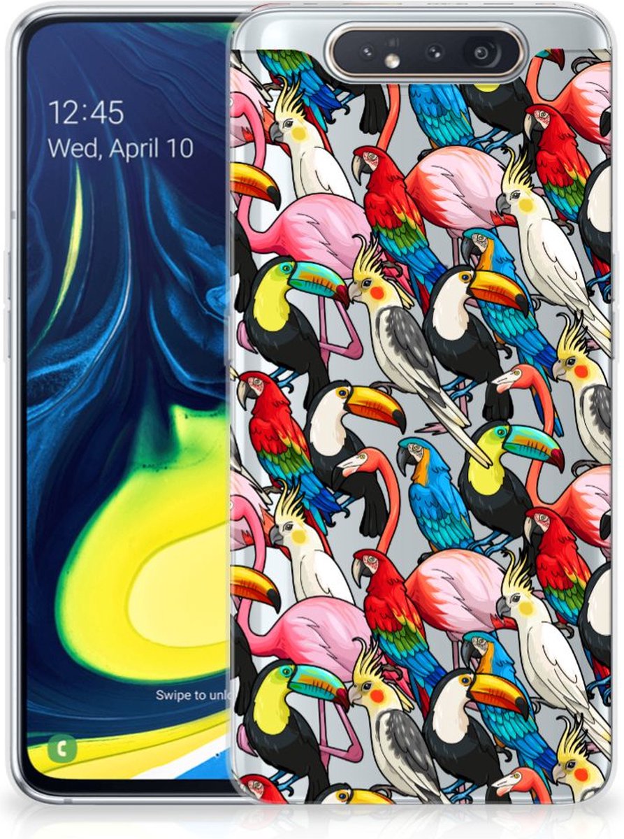 Samsung Galaxy A80 TPU Hoesje Birds