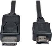 Tripp Lite DisplayPort - HDMI, m-m, 4.5m 4,5 m Zwart, Metallic
