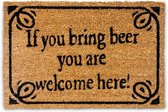 Humour paillasson Si vous apportez de la bière, vous êtes les bienvenus ici