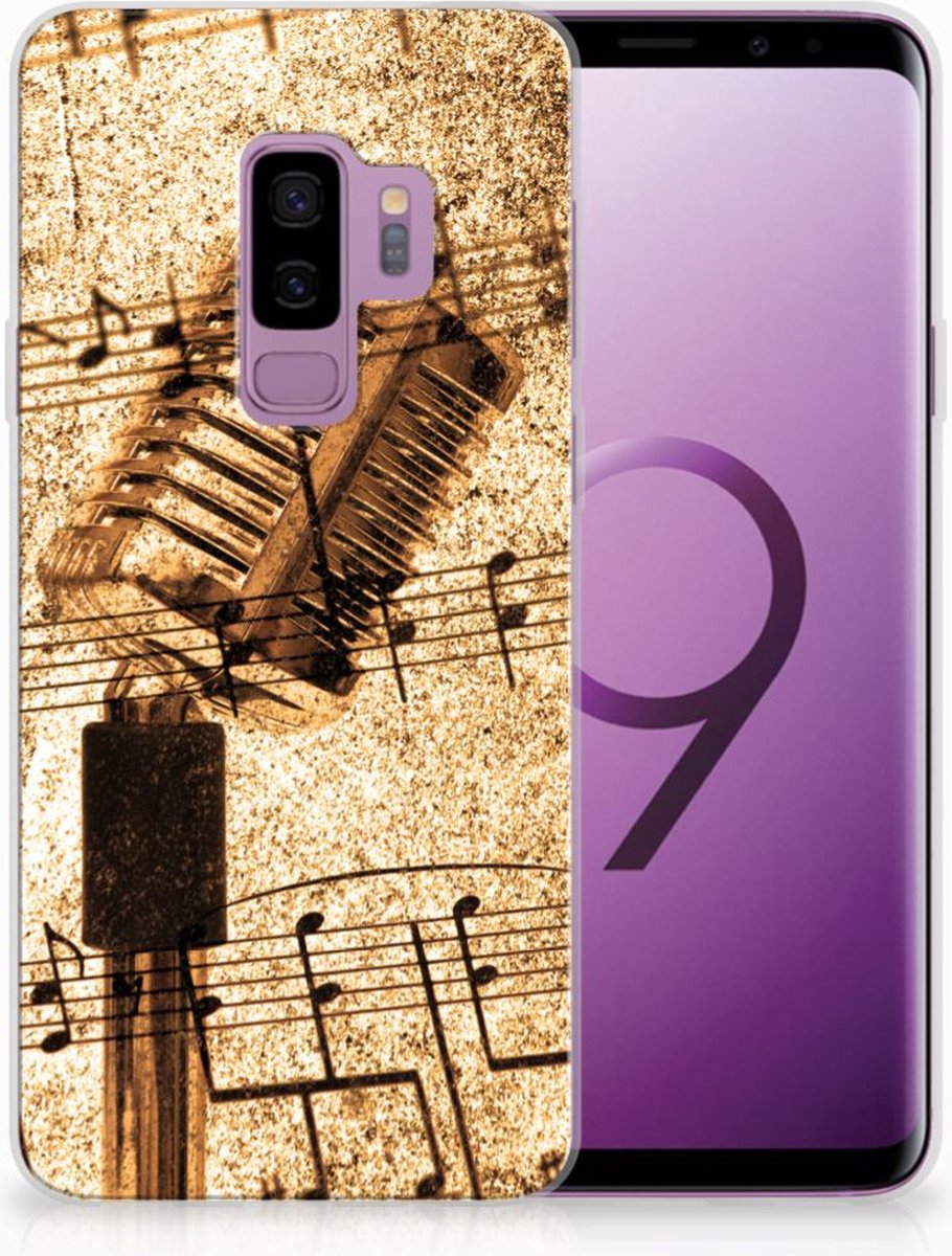 Samsung Galaxy S9 Plus Siliconen Hoesje met foto Bladmuziek