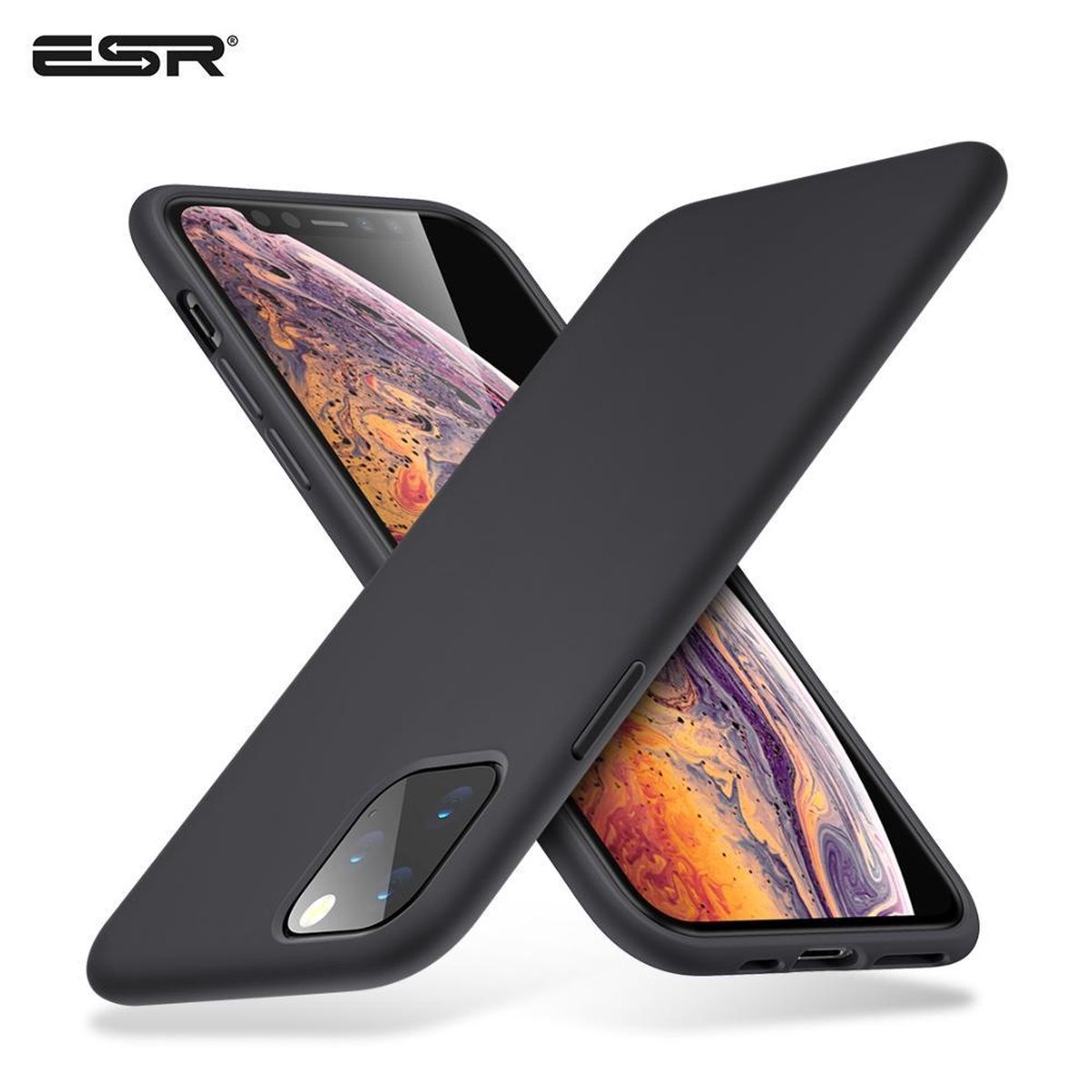 ESR Yippee Color hoesje voor Apple iPhone 11 Pro Max - zwart