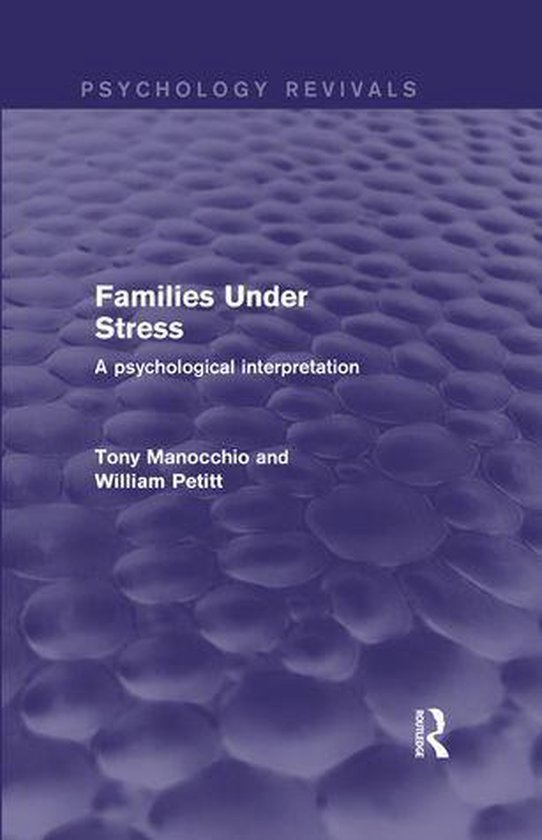 Psychology Revivals - Families Under Stress - cover