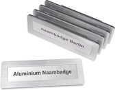 Aluminium naambadge Berlin - 10 stuks