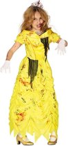 Halloween pak zombie prinses Belle kostuum voor meisjes - Halloweenoutfits voor meisjes 7-9 jaar (122-134)