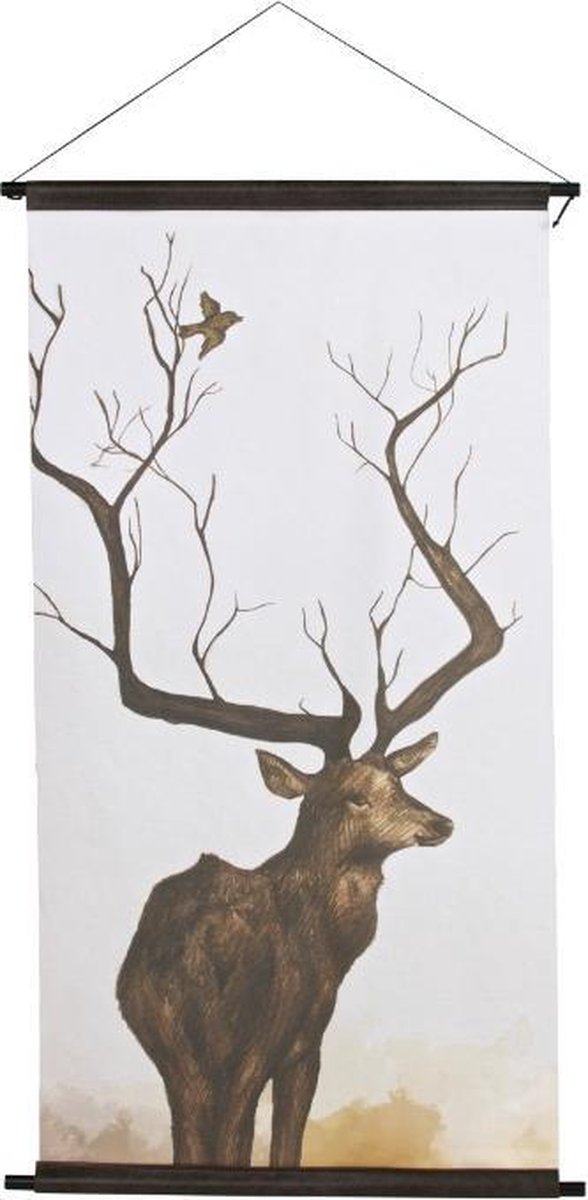 O deer kerstposter velvet