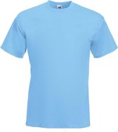Fruit of the Loom t-shirts XL licht blauw