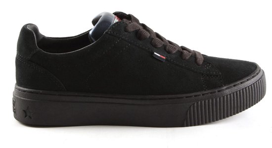 Dames Veterschoenen Tommy Hilfiger Big Flag Sparkle Star Sneaker