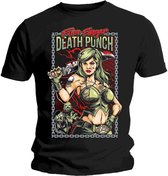 Five Finger Death Punch Heren Tshirt -L- Assassin Zwart