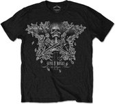 Guns N' Roses - Skeleton Guns Heren T-shirt - M - Zwart