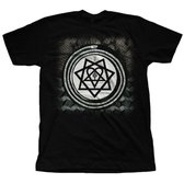 Him Heren Tshirt -XL- Album Symbols Zwart