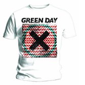 Green Day Heren Tshirt -XXL- Xllusion Wit
