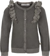 Minymo - vest - grijs met glitters - Maat 92