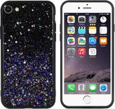 BackCover Spark Glitter TPU + PC voor Apple iPhone 8/7 Blauw