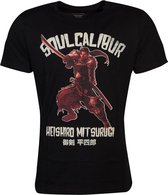 Soulcalibur Heren Tshirt -M- Heishiro Mitsurugi Zwart
