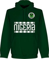 Nigeria Team Hooded Sweater - Donker Groen - L