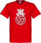 Polen Vintage Logo T-Shirt - Rood - 3XL