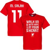 Liverpool Salah Walk On T-Shirt - Rood - XS