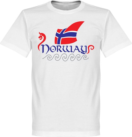 T-shirt drapeau de la Norvège - M