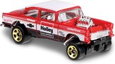 Hot Wheels Speed Graphics '55 Chevy Bel Air Gasser 6,5 Cm Rood