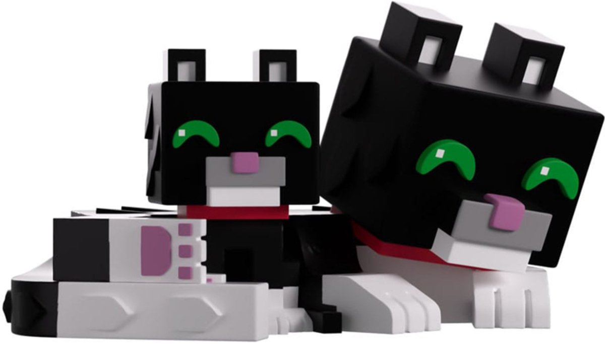 Minecraft Vinyl Figure Tuxedo Cat 6 cm